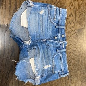 hollister jean shorts